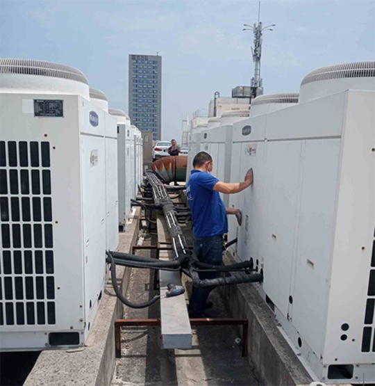 荣昌中央空调制热和不制冷系统维修方法